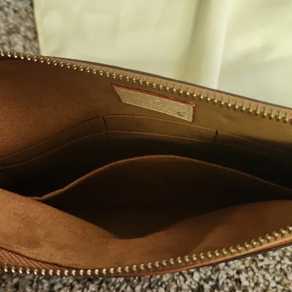 Louis Vuitton Brown and Tan Monogram Pouch - Picture 6 of 6